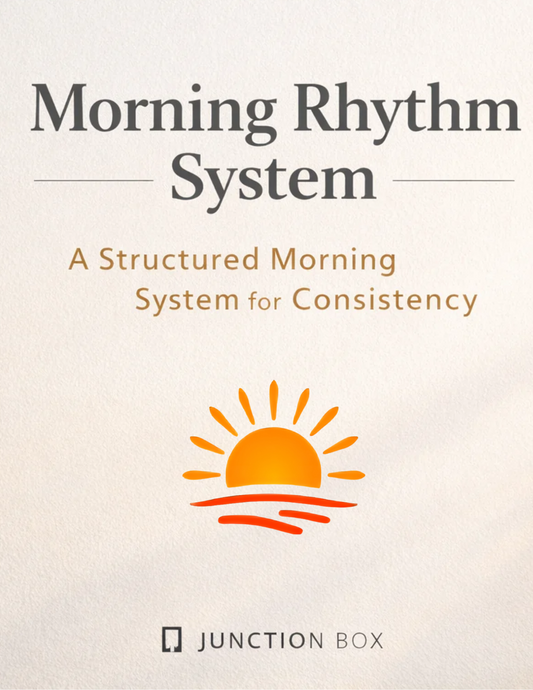 Morning Rhythm System    A Structured Morning System for Consistency, Focus, and Control