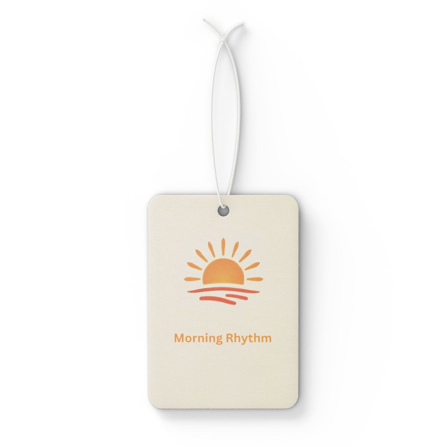 Car Air Freshener — Morning Rhythm Scented Sunburst (Fresh, Uplifting)