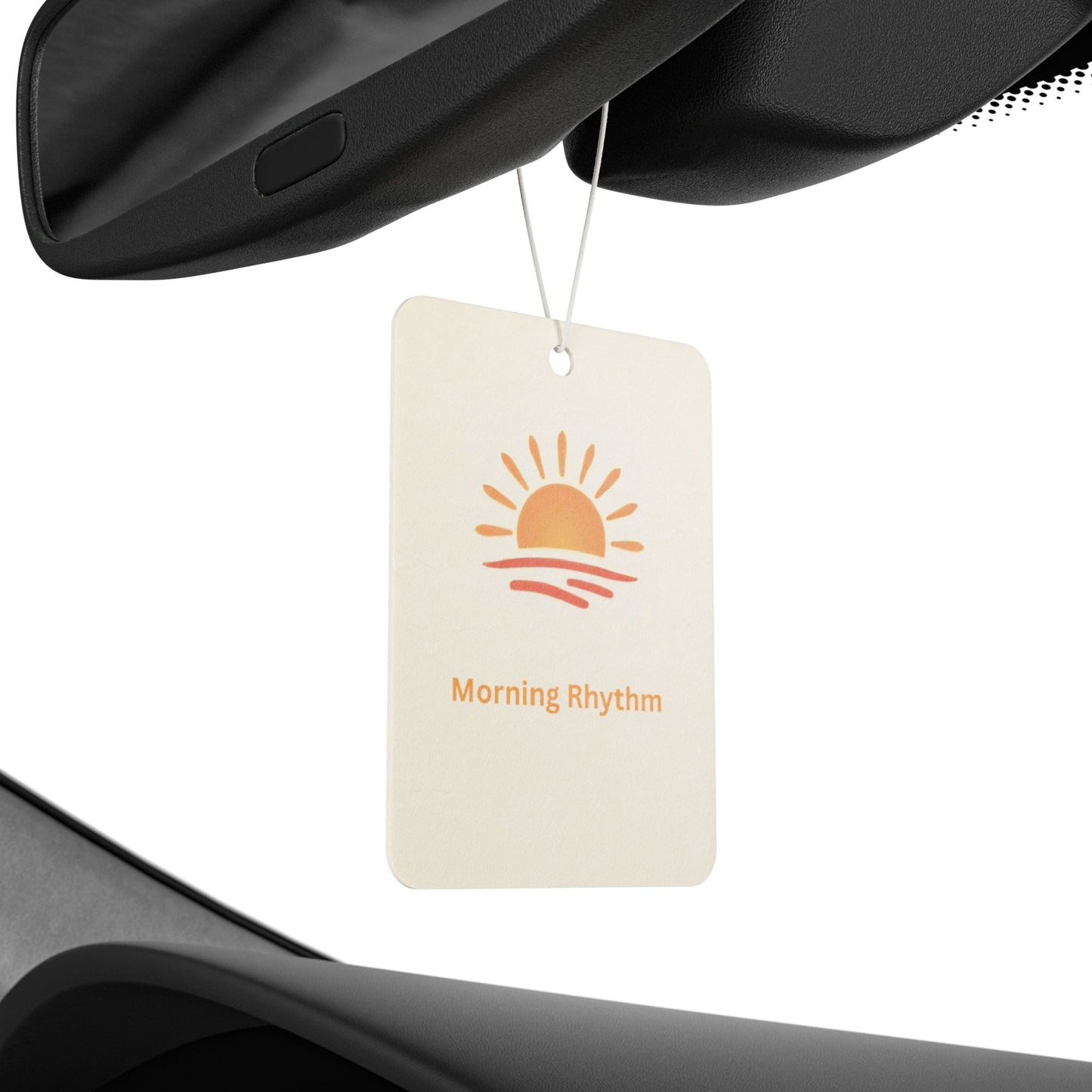 Car Air Freshener — Morning Rhythm Scented Sunburst (Fresh, Uplifting)