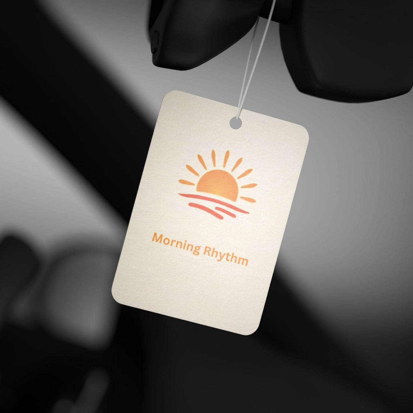 Car Air Freshener — Morning Rhythm Scented Sunburst (Fresh, Uplifting)