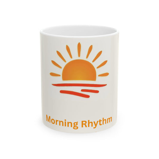 Sunrise 'Morning Rhythm' Ceramic Mug — 11oz & 15oz