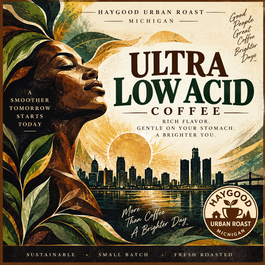Ultra-Low Acid Coffee Dark roast coffee -12oz